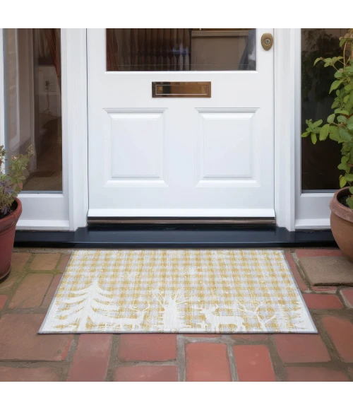 Dalyn Wonderland Gold WN32 1ft.8in. x 2ft.6in. Rug