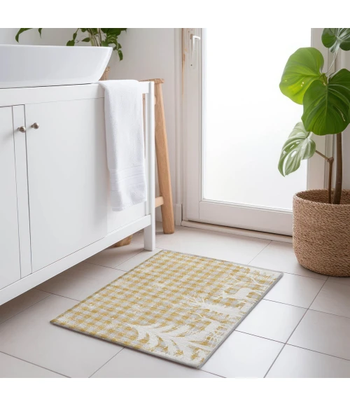 Dalyn Wonderland Gold WN32 1ft.8in. x 2ft.6in. Rug