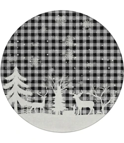 Dalyn Wonderland Gray WN32 8ft. x 8ft. Rug