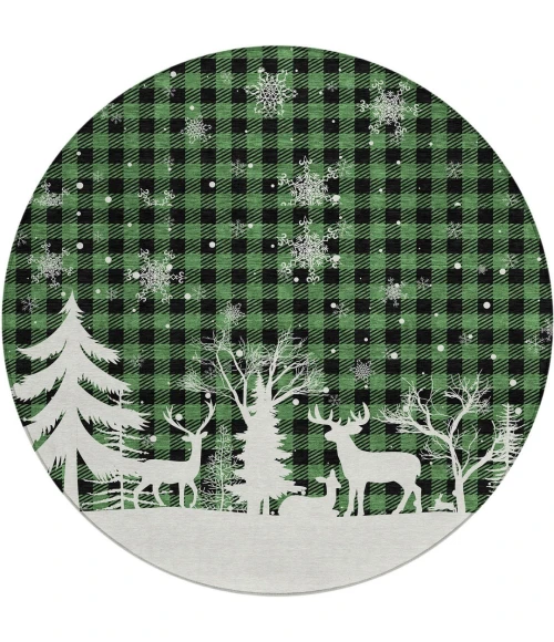 Dalyn Wonderland Green WN32 8ft. x 8ft. Rug