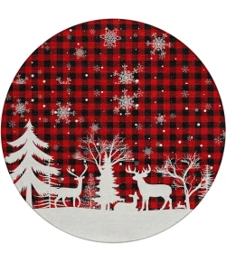 Dalyn Wonderland Red WN32 8ft. x 8ft. Rug