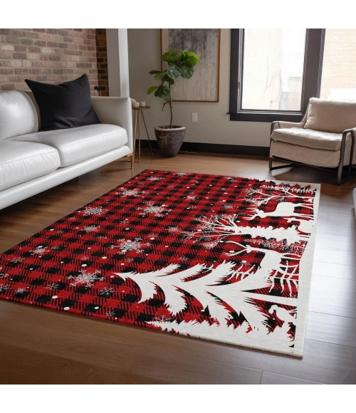 Dalyn Wonderland Red WN32 8ft. x 10ft. Rug