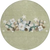 Dalyn Wonderland Green WN33 8ft. x 8ft. Rug