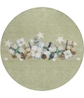 Dalyn Wonderland Green WN33 8ft. x 8ft. Rug