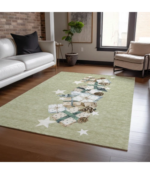 Dalyn Wonderland Green WN33 5ft. x 7ft.6in. Rug