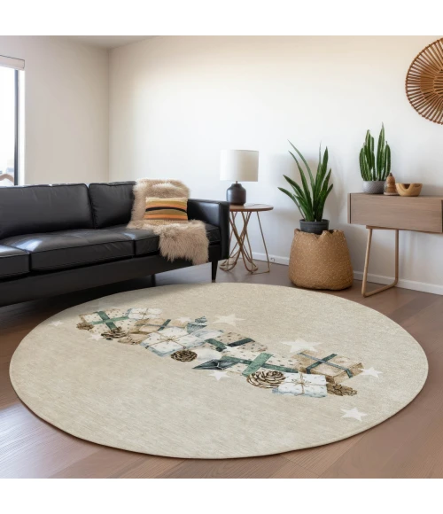 Dalyn Wonderland Ivory WN33 8ft. x 8ft. Rug