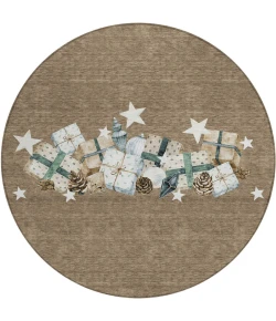 Dalyn Wonderland Brown WN33 8ft. x 8ft. Rug