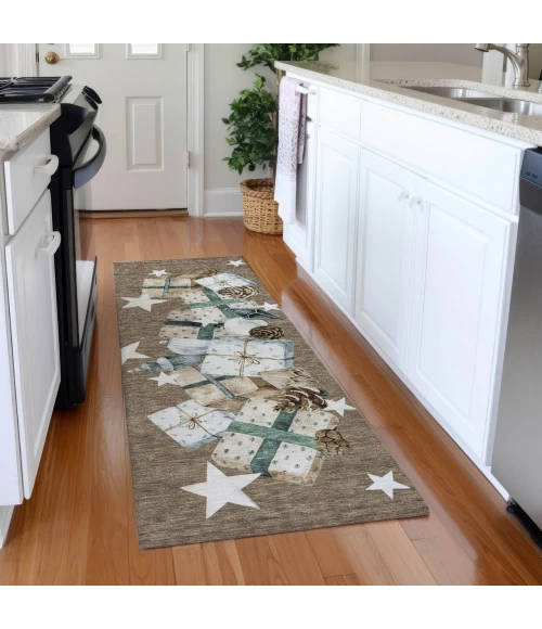 Dalyn Wonderland Brown WN33 2ft.3in. x 7ft.6in. Rug