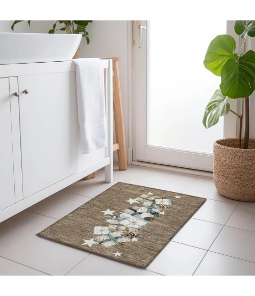 Dalyn Wonderland Brown WN33 1ft.8in. x 2ft.6in. Rug