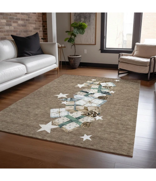 Dalyn Wonderland Brown WN33 8ft. x 10ft. Rug