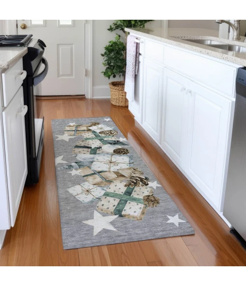 Dalyn Wonderland Gray WN33 2ft.3in. x 7ft.6in. Rug