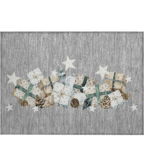 Dalyn Wonderland Gray WN33 1ft.8in. x 2ft.6in. Rug
