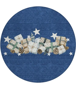 Dalyn Wonderland Blue WN33 8ft. x 8ft. Rug