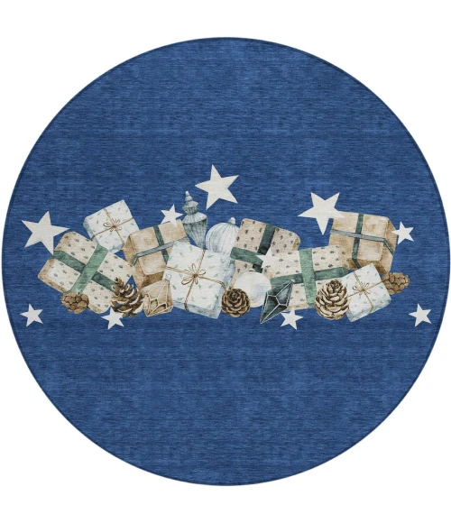 Dalyn Wonderland Blue WN33 8ft. x 8ft. Rug