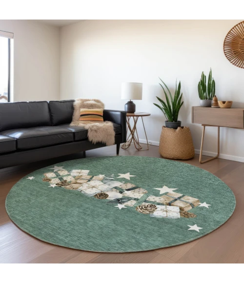 Dalyn Wonderland Blue WN33 8ft. x 8ft. Rug