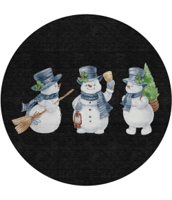 Dalyn Wonderland Black WN34 8ft. x 8ft. Rug