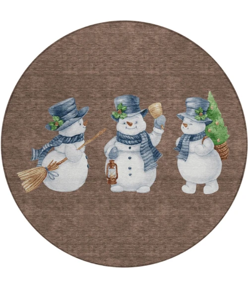 Dalyn Wonderland Brown WN34 8ft. x 8ft. Rug