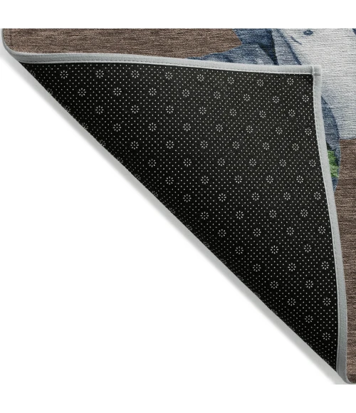 Dalyn Wonderland Brown WN34 8ft. x 8ft. Rug