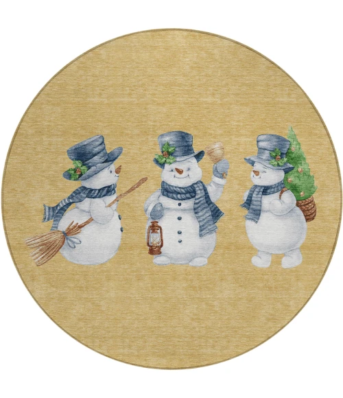 Dalyn Wonderland Gold WN34 8ft. x 8ft. Rug