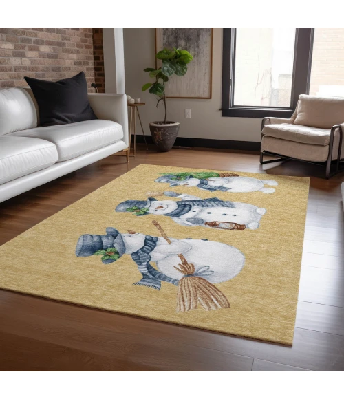 Dalyn Wonderland Gold WN34 8ft. x 10ft. Rug