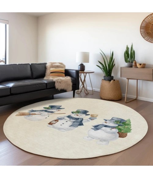 Dalyn Wonderland Ivory WN34 8ft. x 8ft. Rug