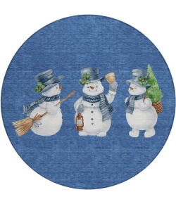 Dalyn Wonderland Blue WN34 8ft. x 8ft. Rug