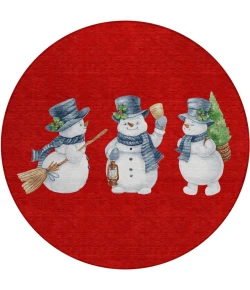 Dalyn Wonderland Red WN34 8ft. x 8ft. Rug