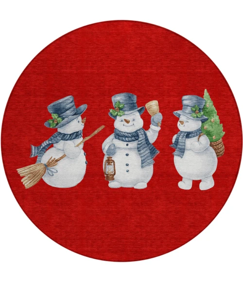 Dalyn Wonderland Red WN34 8ft. x 8ft. Rug