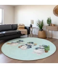 Dalyn Wonderland Blue WN34 8ft. x 8ft. Rug