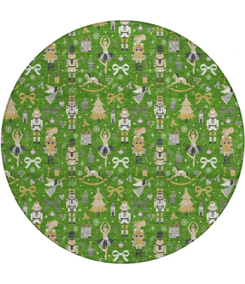 Dalyn Wonderland Green WN35 8ft. x 8ft. Rug