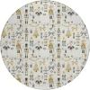 Dalyn Wonderland Ivory WN35 8ft. x 8ft. Rug