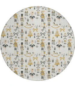 Dalyn Wonderland Ivory WN35 8ft. x 8ft. Rug