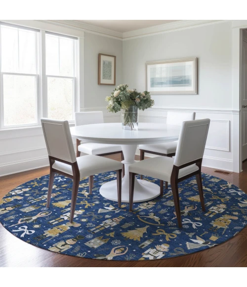 Dalyn Wonderland Blue WN35 8ft. x 8ft. Rug