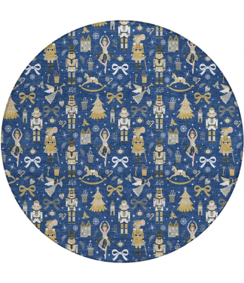 Dalyn Wonderland Blue WN35 8ft. x 8ft. Rug