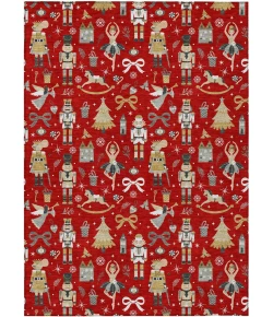 Dalyn Wonderland Red WN35 9ft. x 12ft. Rug
