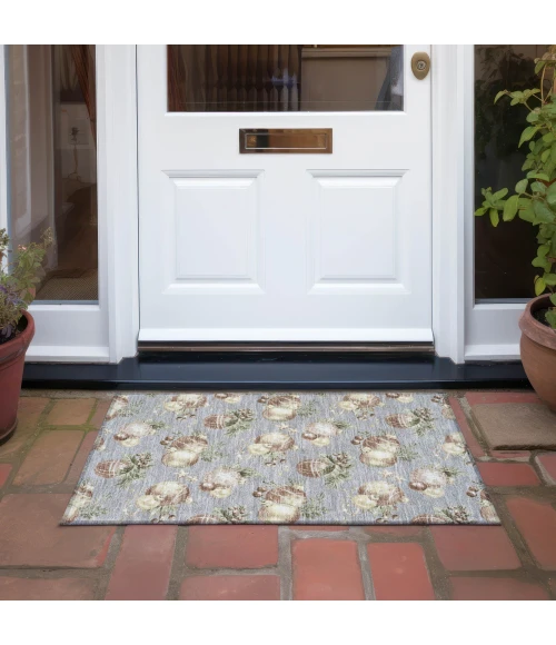 Dalyn Wonderland Gray WN36 1ft.8in. x 2ft.6in. Rug