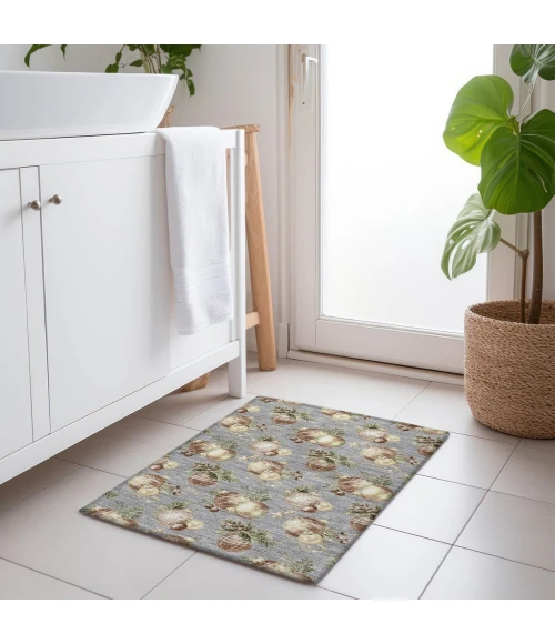 Dalyn Wonderland Gray WN36 1ft.8in. x 2ft.6in. Rug