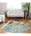 Dalyn Wonderland Blue WN3 8ft. x 8ft. Rug
