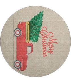 Dalyn Wonderland Brown WN4 8ft. x 8ft. Rug