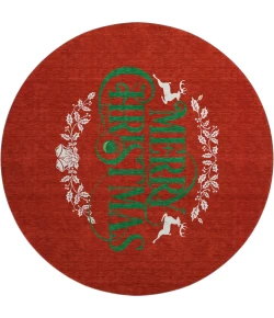 Dalyn Wonderland Red WN6 8ft. x 8ft. Rug