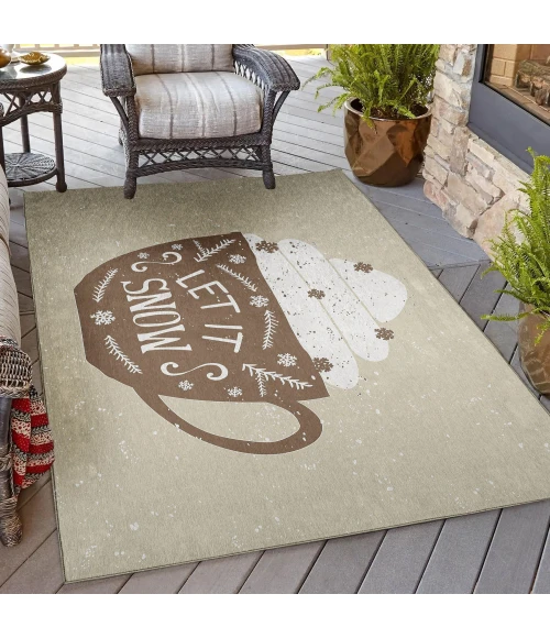 Dalyn Wonderland Brown WN7 8ft. x 10ft. Rug