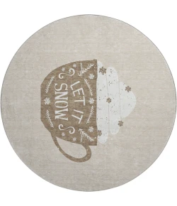 Dalyn Wonderland Brown WN7 8ft. x 8ft. Rug