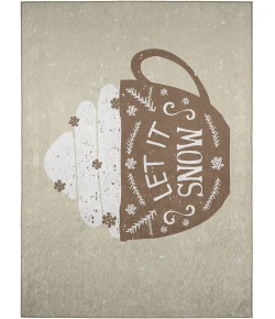 Dalyn Wonderland Brown WN7 9ft. x 12ft. Rug