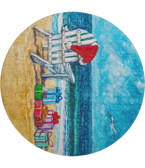 Dalyn Wonderland Blue WN9 8ft. x 8ft. Rug