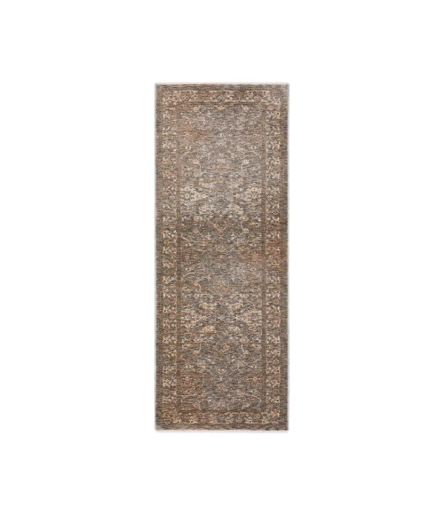 Dalyn Yarra YA1 Pewter 2'3" x 7'10" Runner Rug