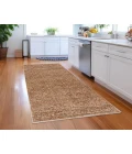 Dalyn Yarra YA2 Mocha 2'3" x 7'10" Runner Rug