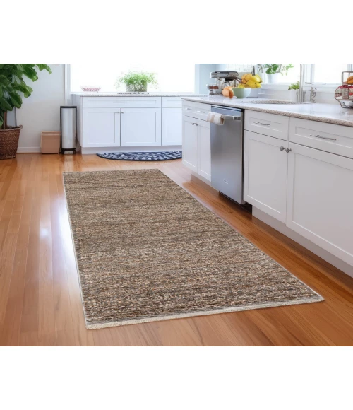 Dalyn Yarra YA2 Pewter 2'3" x 7'10" Runner Rug