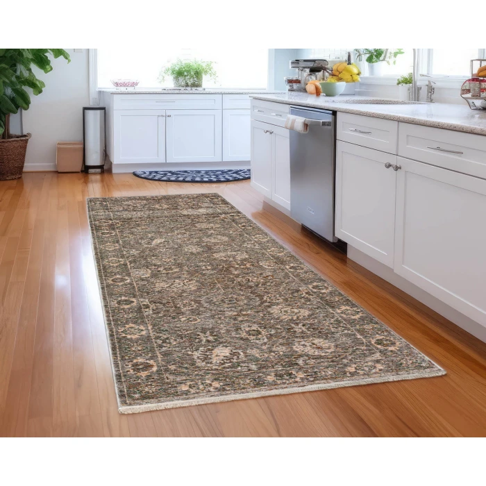 Dalyn Yarra YA5 Pewter 2'3" x 7'10" Runner Rug