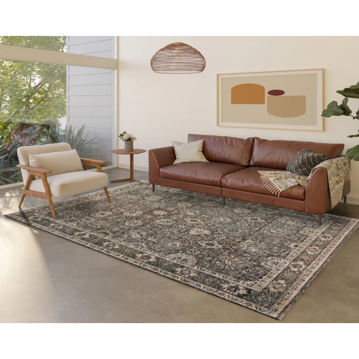 Dalyn Yarra YA5 Pewter 5' x 7'10" Rug