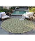 Dalyn Indoor/Outdoor York YO1 Aloe Washable 6' x 6' Rug